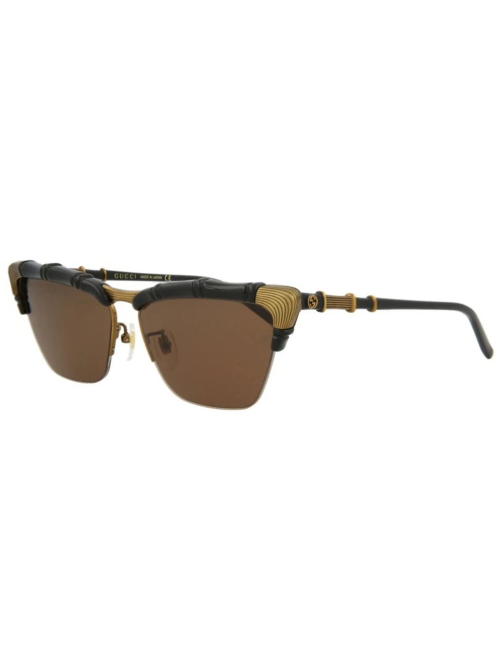 New Gucci Women's Sunglasses Cat Eye Injection Frame